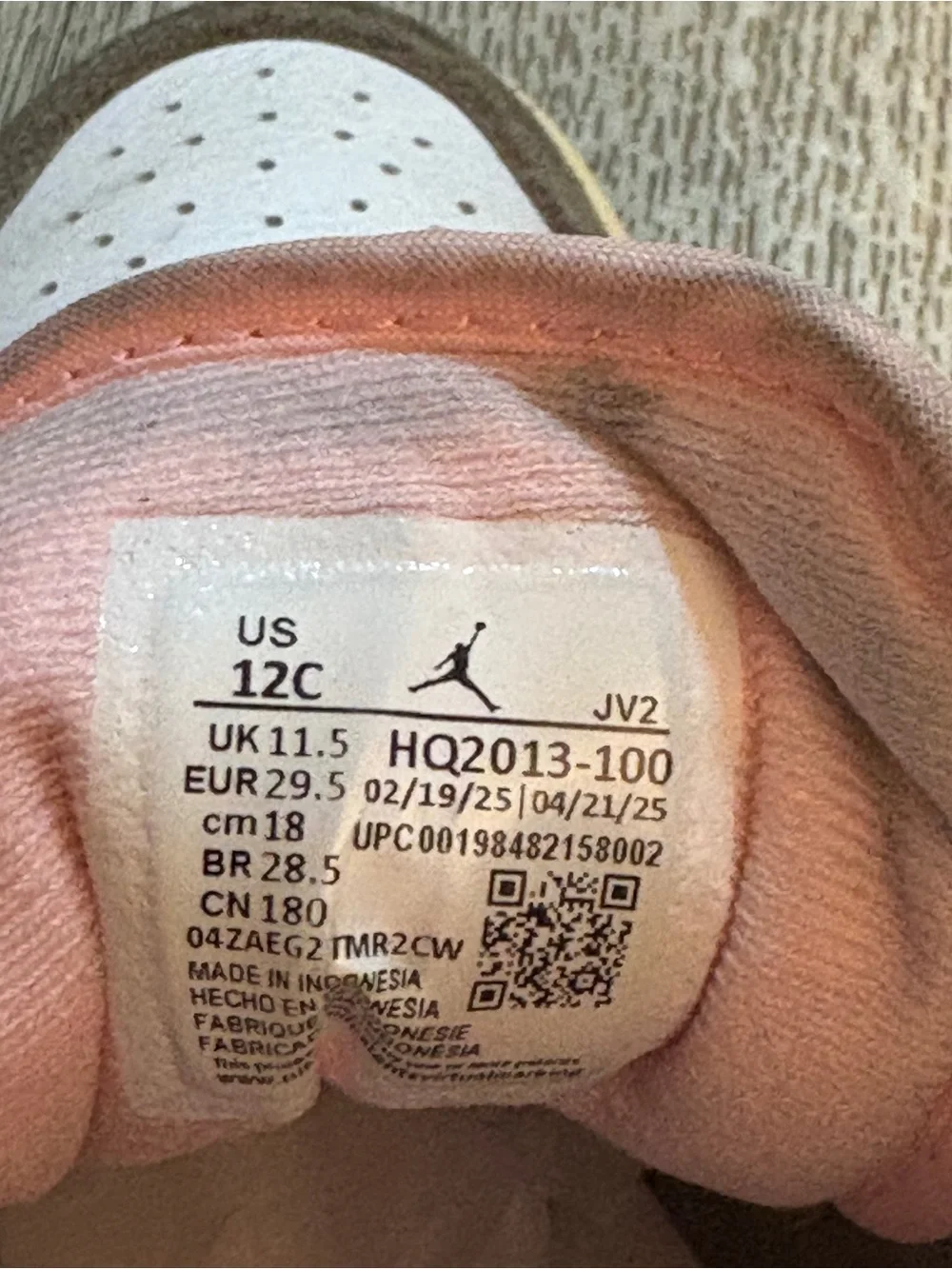 JORDAN 1 MID SE TOKYO BIO HACK TODDLER SIZE 12C